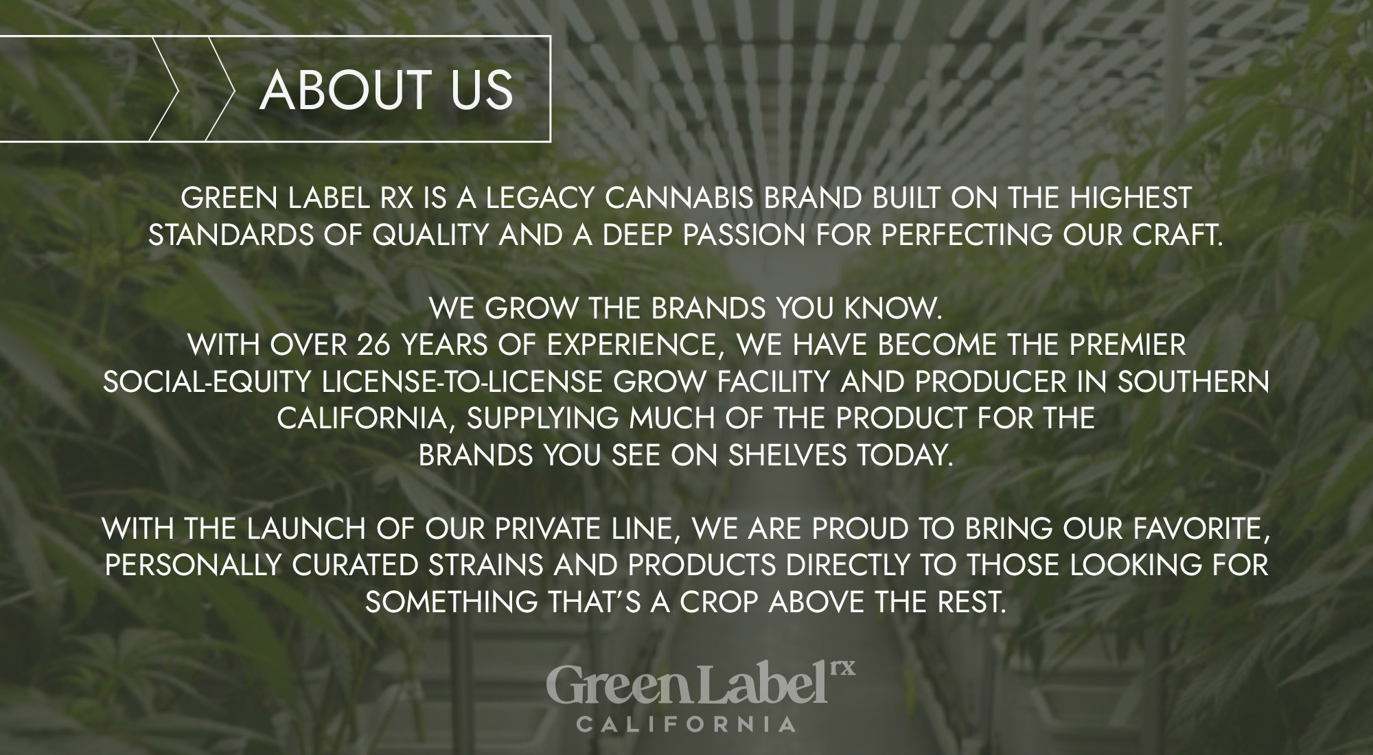 About Green Label RX